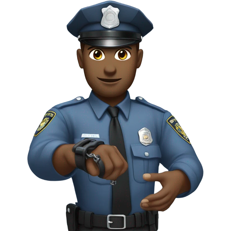 Police officer trainer  emoji