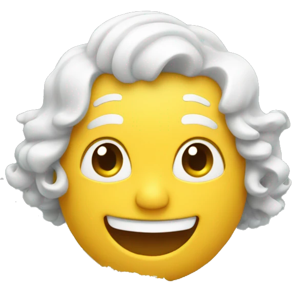 Waves with smiling faces emoji