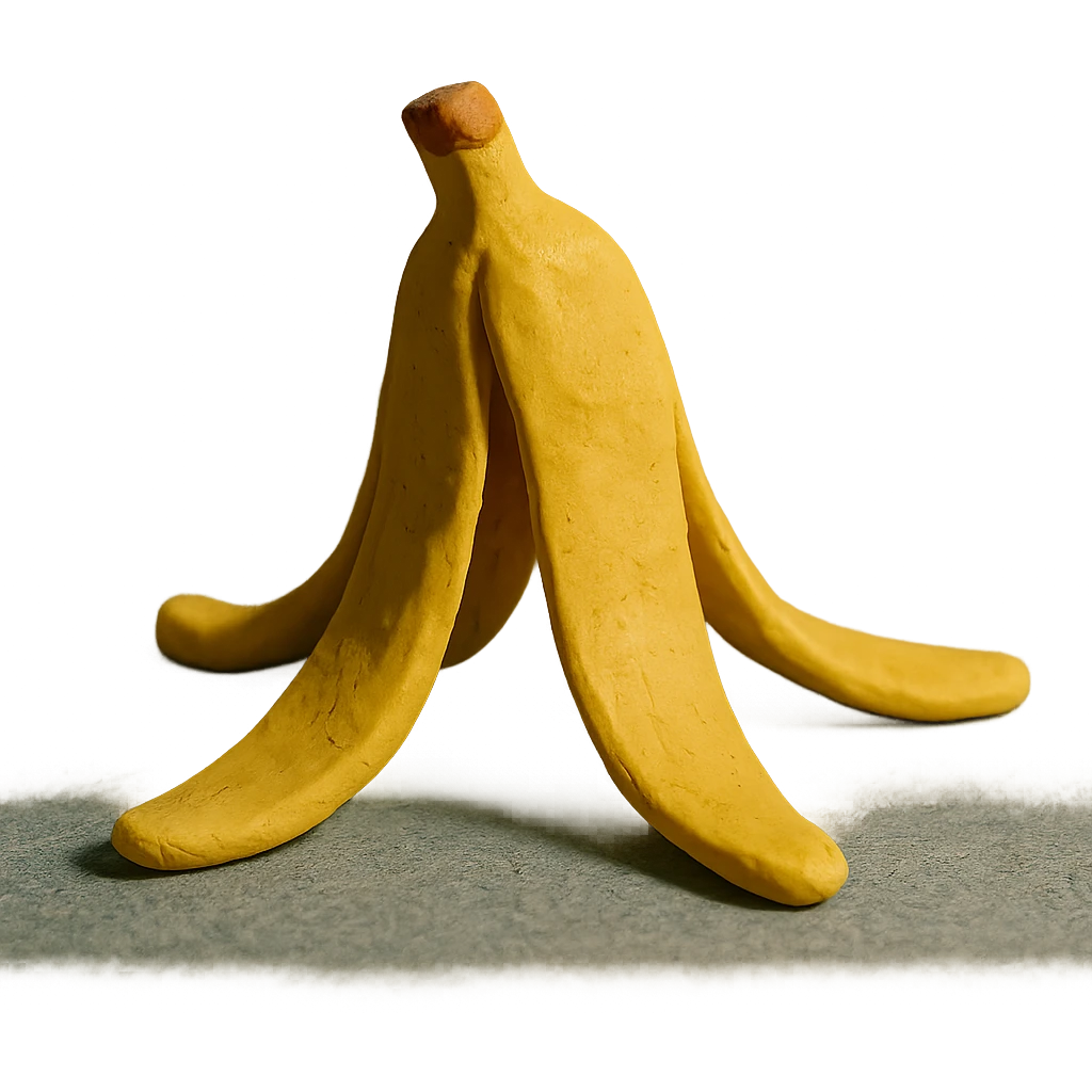 banana peel emoji