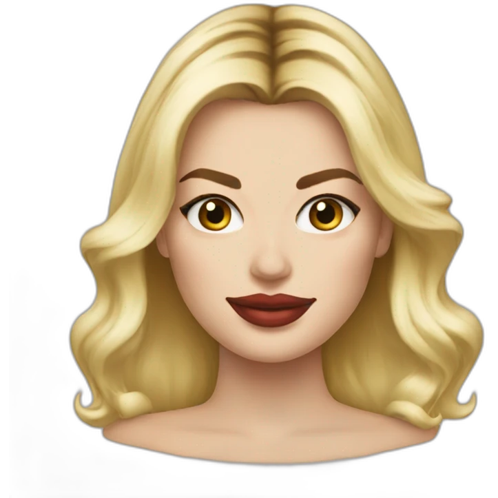 Margot Robbie blonde emoji