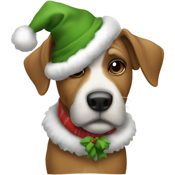 SWAMPDOG wearing Christmas clothing emoji