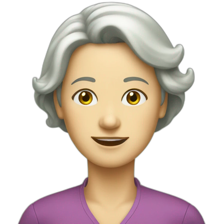 Frau beißt Zucchini emoji
