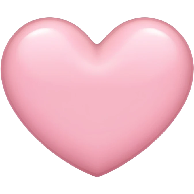 light pink heart emoji