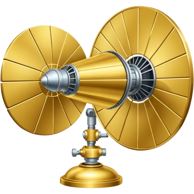 Satellite with Gold Panels emoji