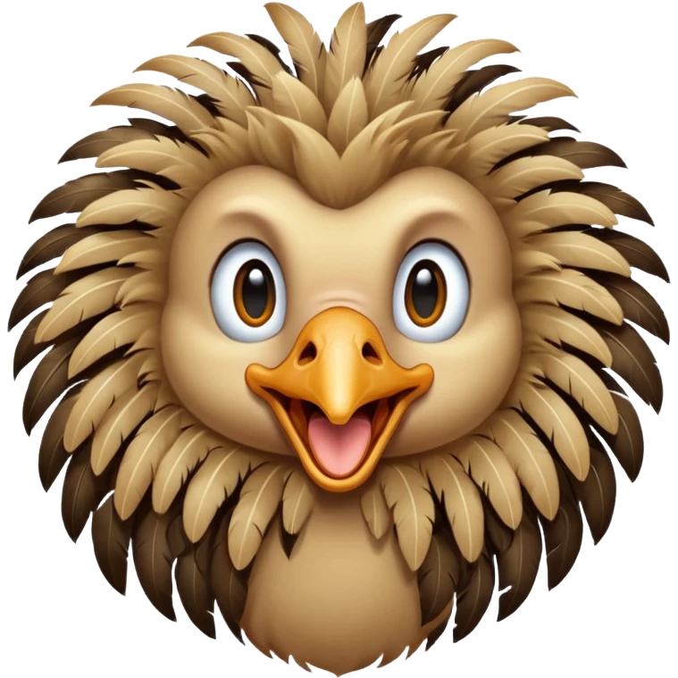 Je voudrais un emoji d'une autruche merci emoji