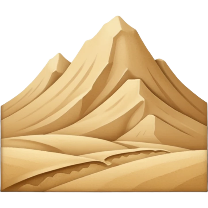 sand mountain emoji