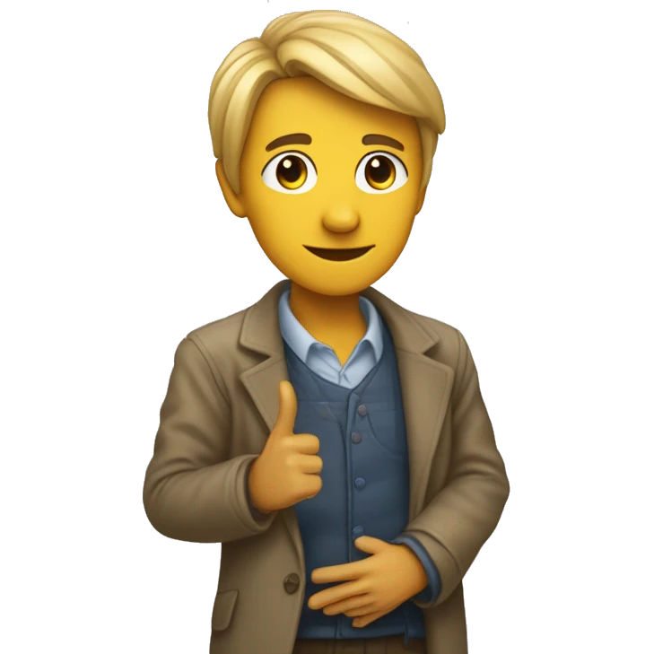 Une main qui présente uniquement l'annulaire levé  emoji