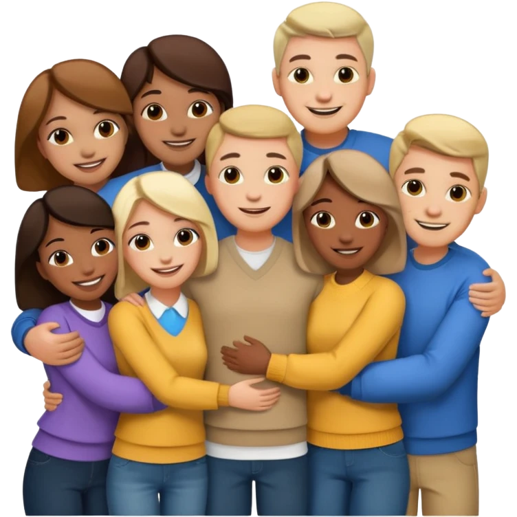 group hug emoji