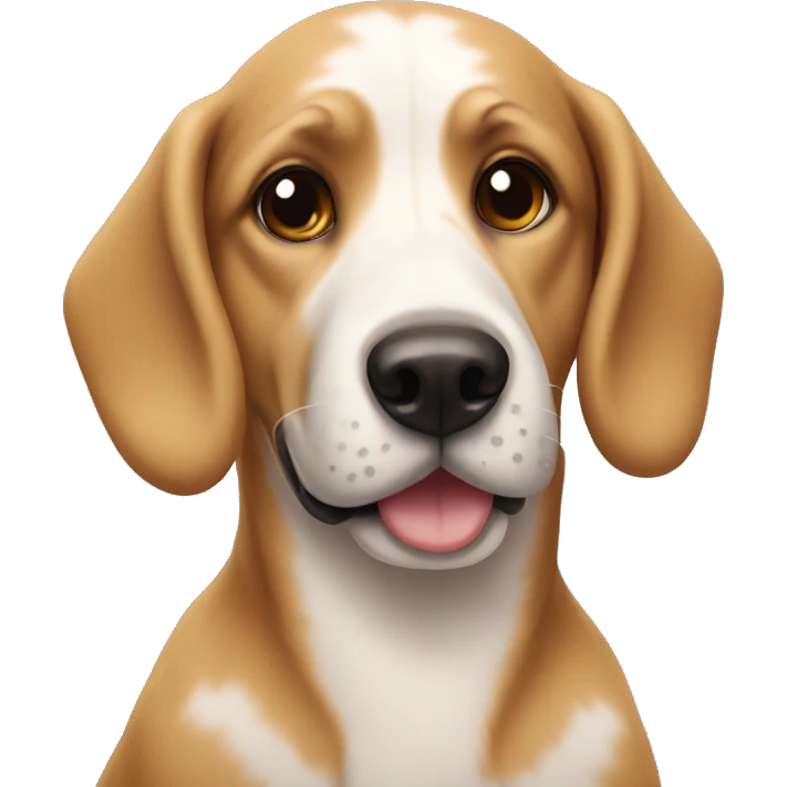 Dog coquette emoji