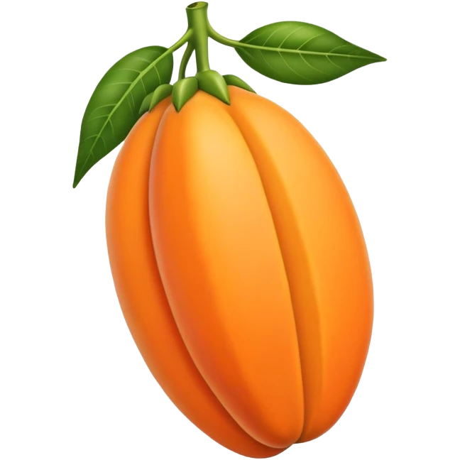 Papaya emoji