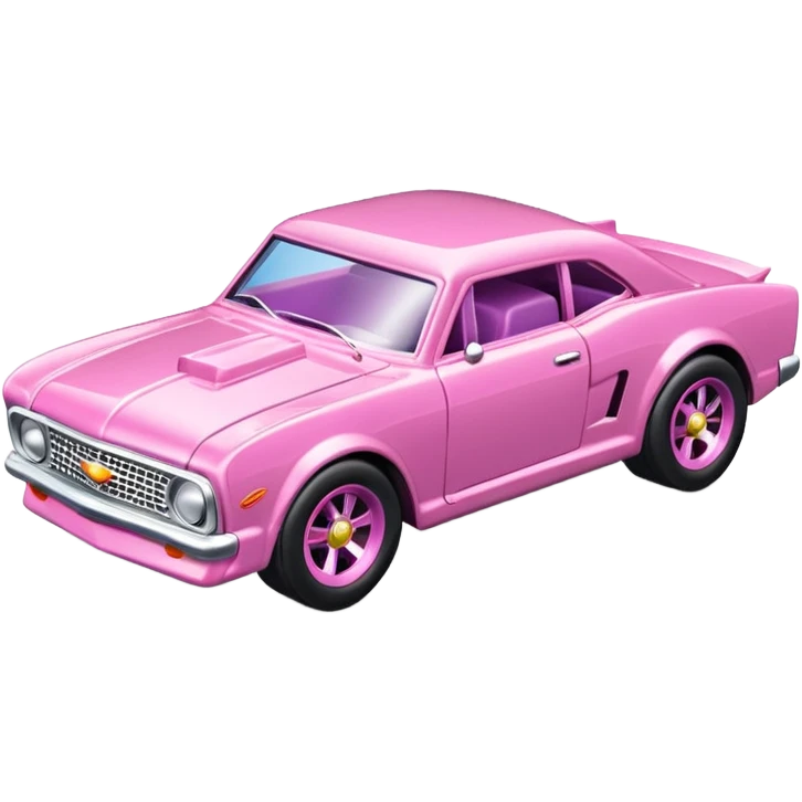 Машинка HotWheels розового цвета в классической упаковке HotWheels. emoji