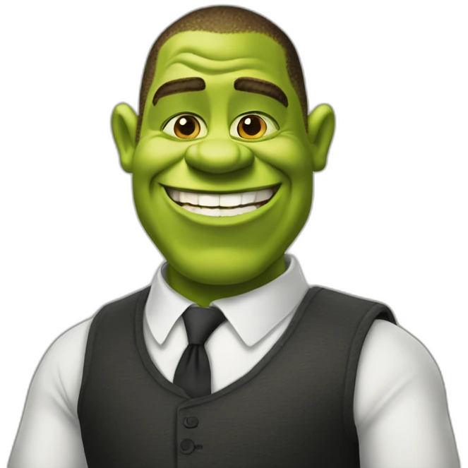 Shrek as Barack Obama emoji