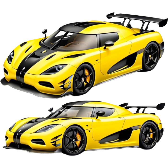 Koenigsegg Agera RS - Koenigsegg (Model Year: 2020) (Iconic colour: Yellow) emoji