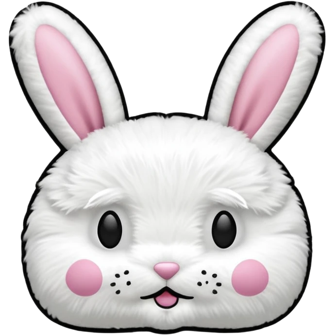 Y2K Playboy bunny head pillow emoji