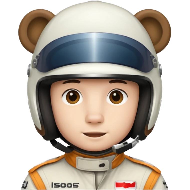 f1 driver white bear emoji
