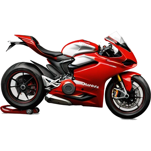Red Ducati panigale V4S emoji