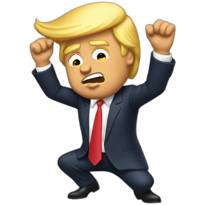 Donald Trump dab emoji