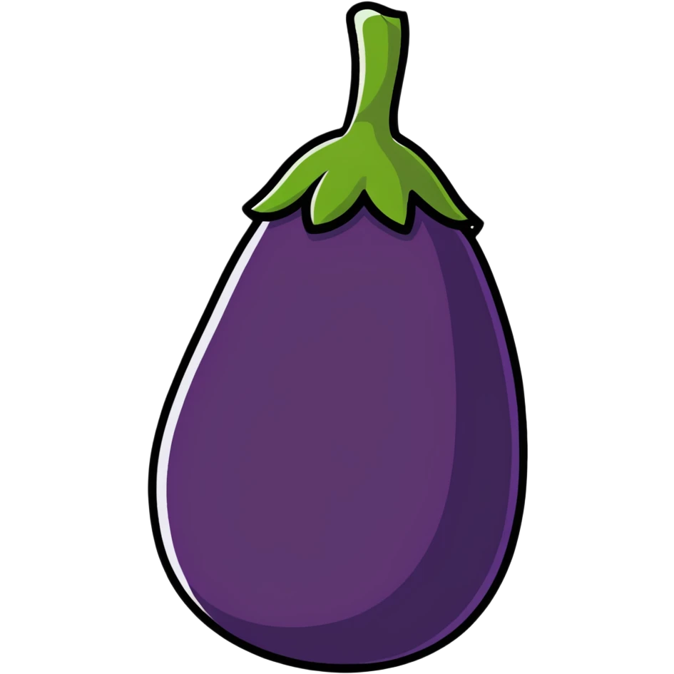 eggplant emoji