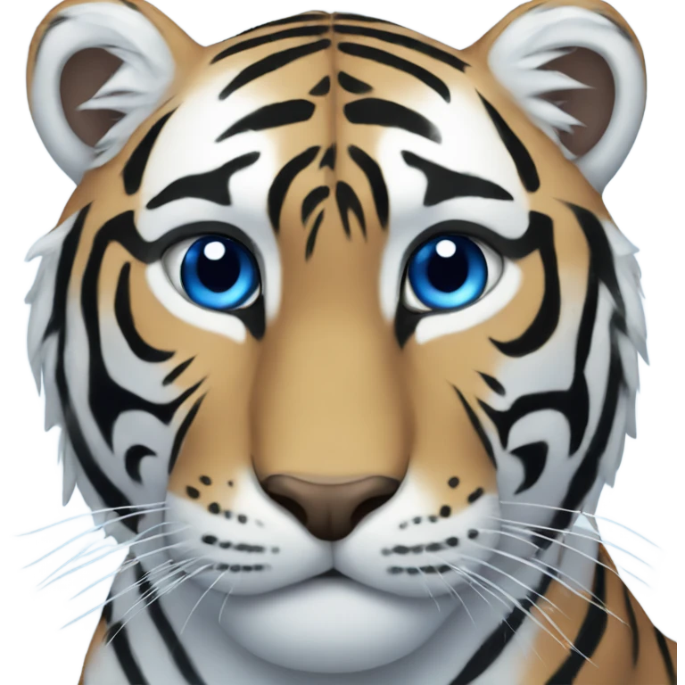 Blue tiger emoji