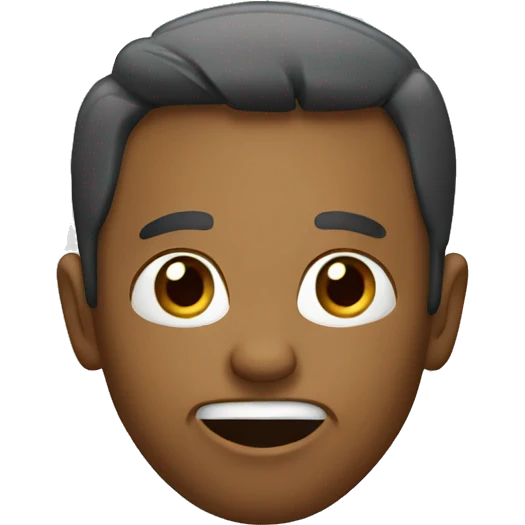 cartoon speaking emoji