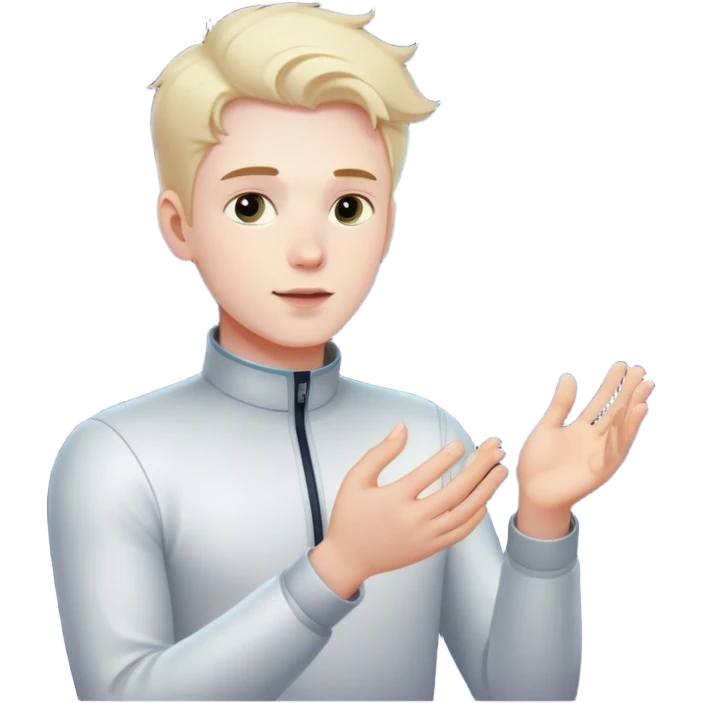 A young man floats in space, touching a particle that glows and expands, shaping the universe around him. Each touch creates new light, symbolizing how his choices build his own reality. emoji