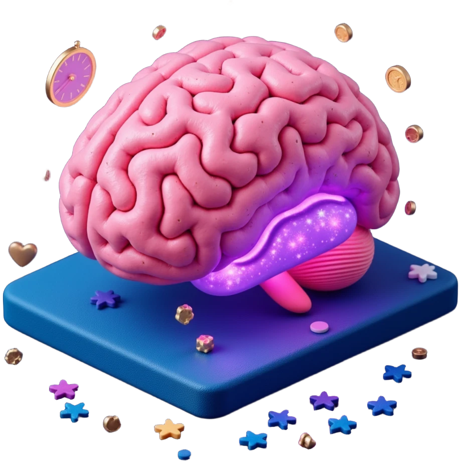 brain electrified emoji