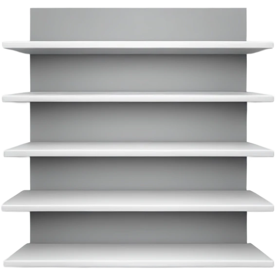 wall shelves vector, make the background white emoji