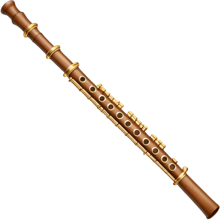 wooden flute emoji