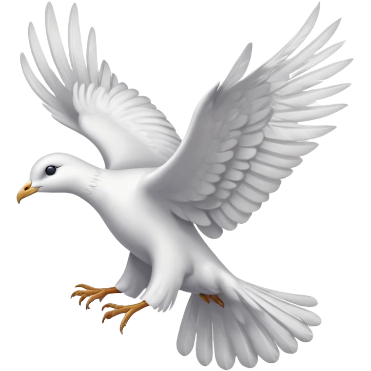 freedom icon, flying dove emoji