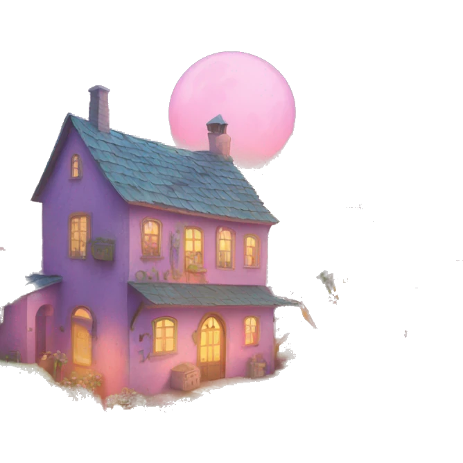 mystical city apartment with farm pastel  emoji