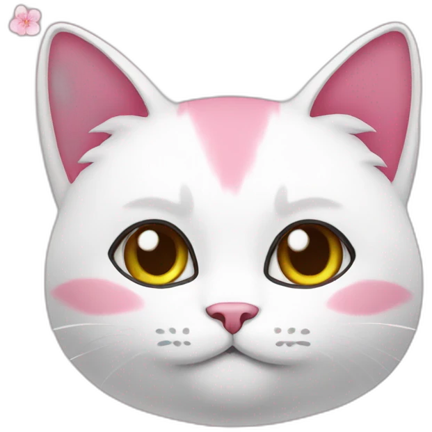 Sakura-cat emoji