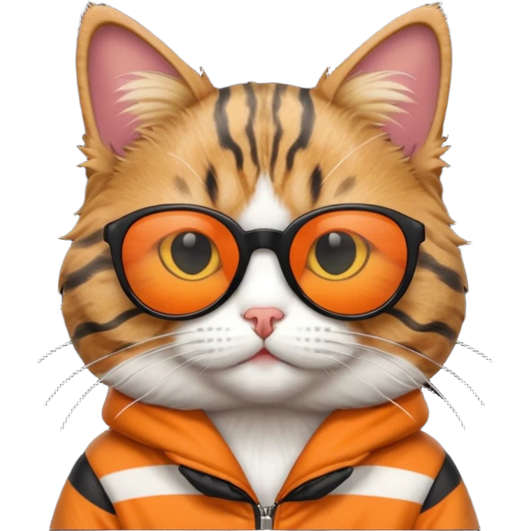 Cat wearing sunglasses emoji