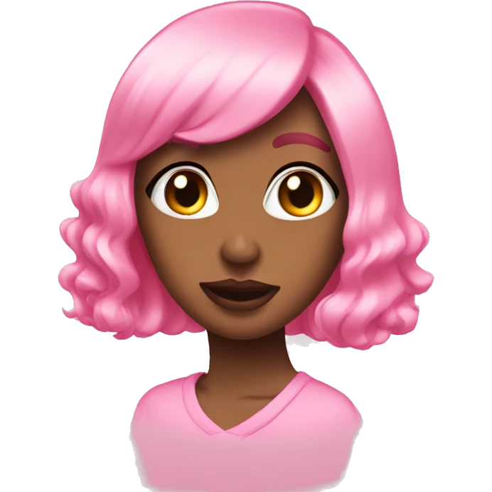 coquette pink heart emoji