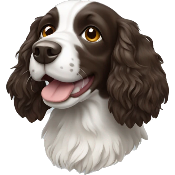 Springer spaniel dog emoji