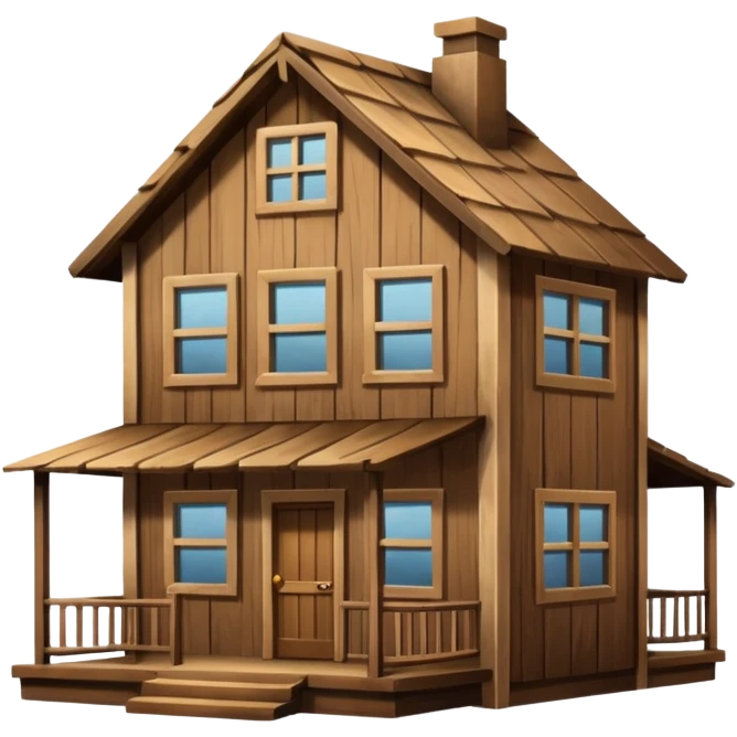 Brown house in hawaii emoji
