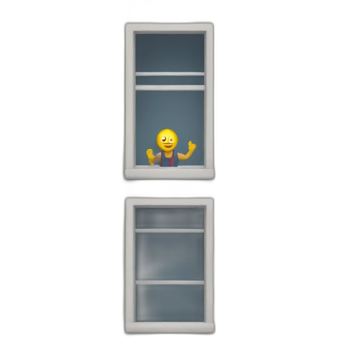 Window man emoji