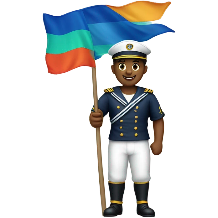 Sailor with flag emoji