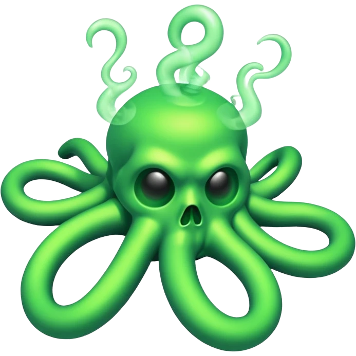 poisonous gas, isometric emoji