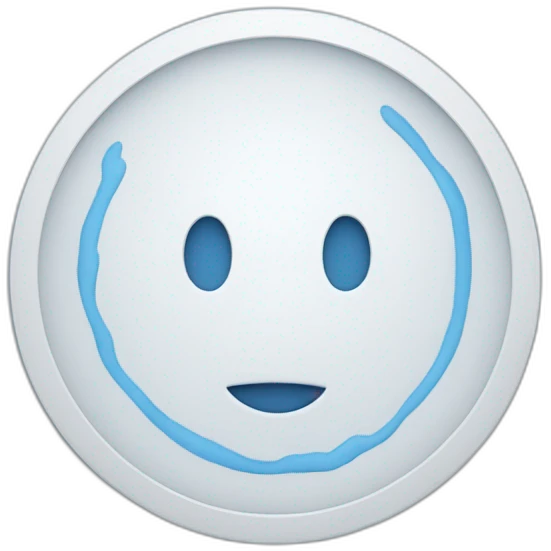 Un like blanco dentro  de un circulo azul emoji