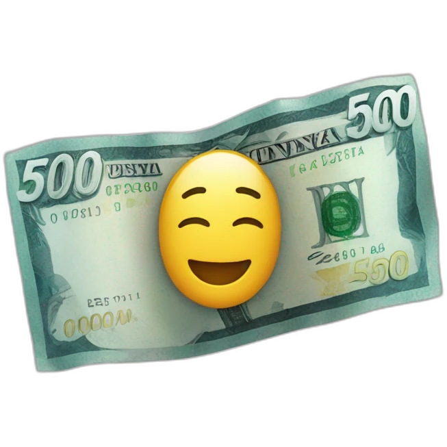 Billet de 500 euros emoji