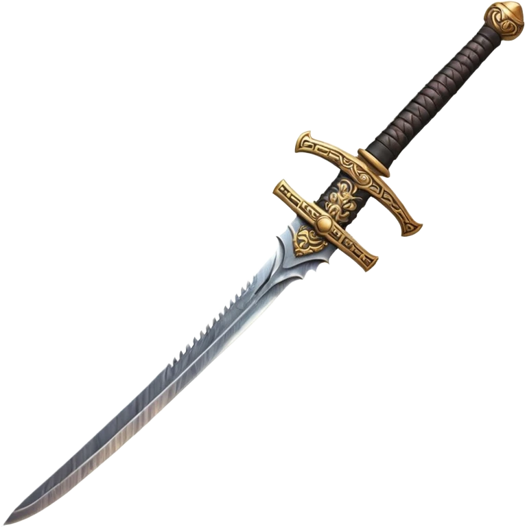 An ancient samurai sword emoji