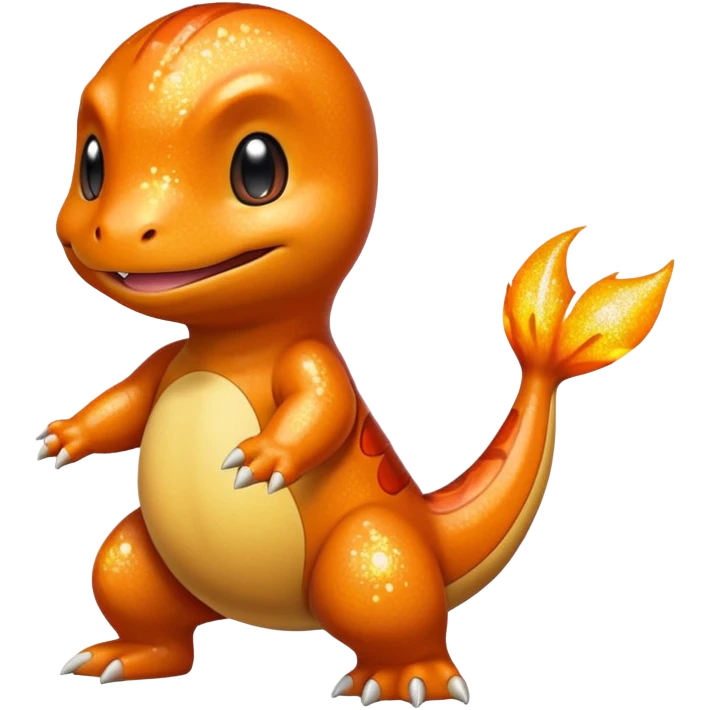 glitter pokemon charmander emoji