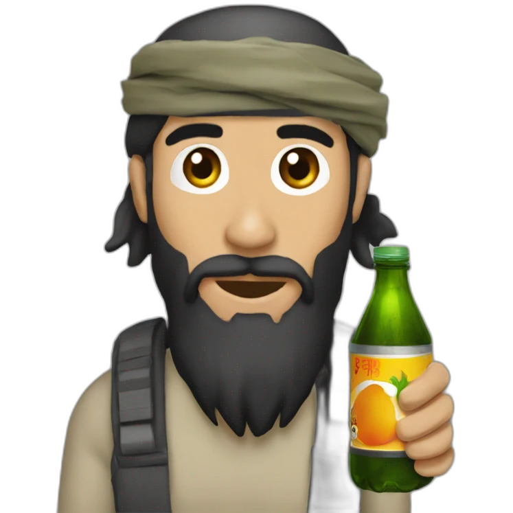 Taliban energy drink emoji