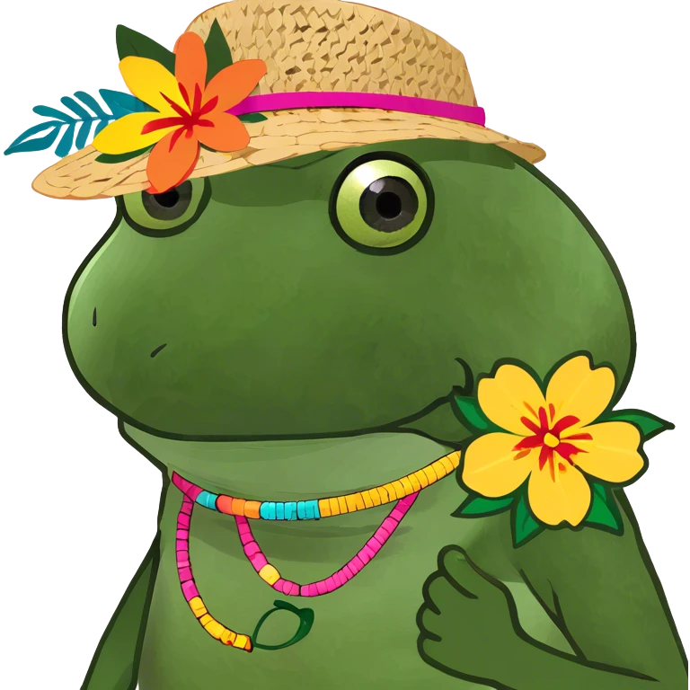 Tropical island  emoji