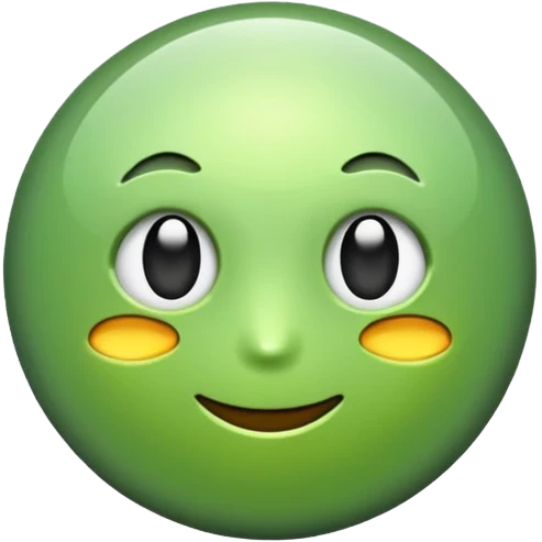 pin, pinned, light green emoji
