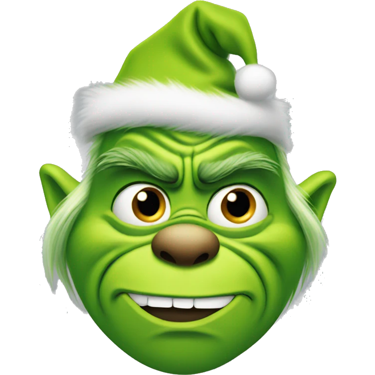 cartoon grinch emoji