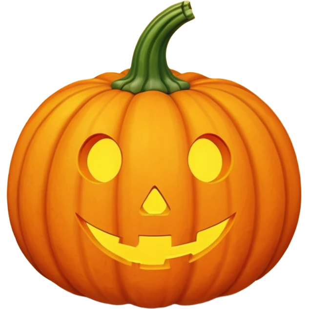 pumpkin no face emoji