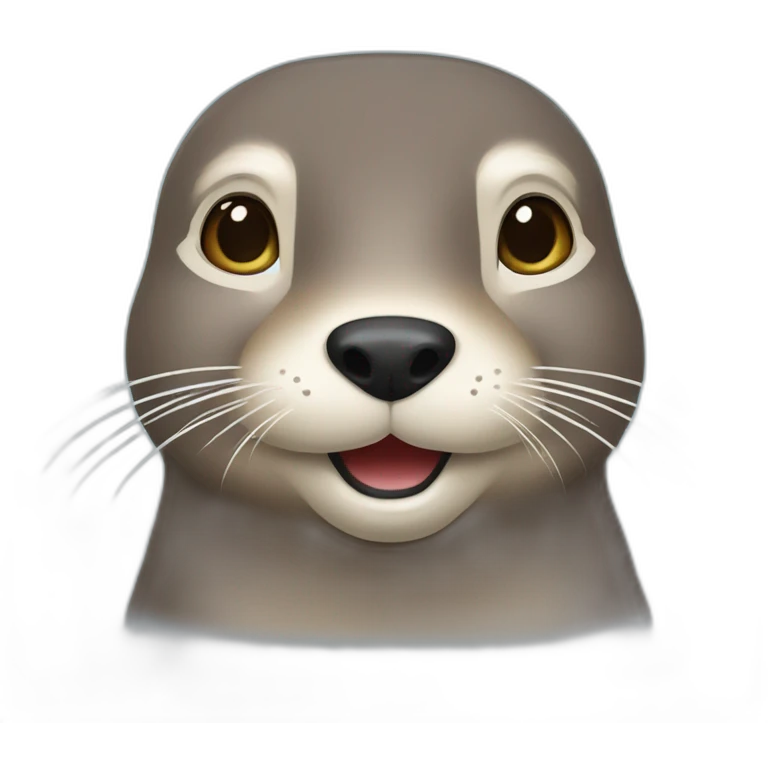 Loutre sur lapin emoji