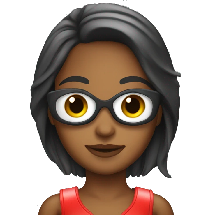 Mulher Jet ski vermelho  emoji