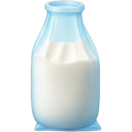 milk inside a bag of milk inside a bag of milk emoji